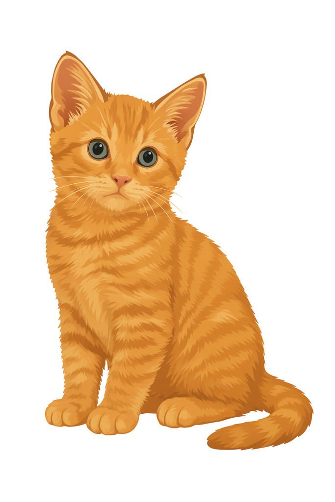 cat cartoonish vector cat